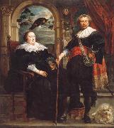 Jacob Jordaens Portrait of Govaert van Surpele and his wife oil painting picture wholesale